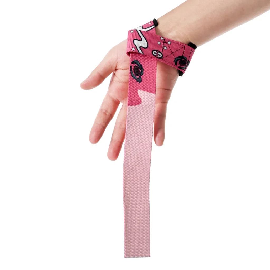 Correas de levantamiento de anime, entrenamiento de culturismo, Fitness, levantamiento de pesas, correas elásticas de camuflaje para muñeca, soporte para gimnasio - AliExpress