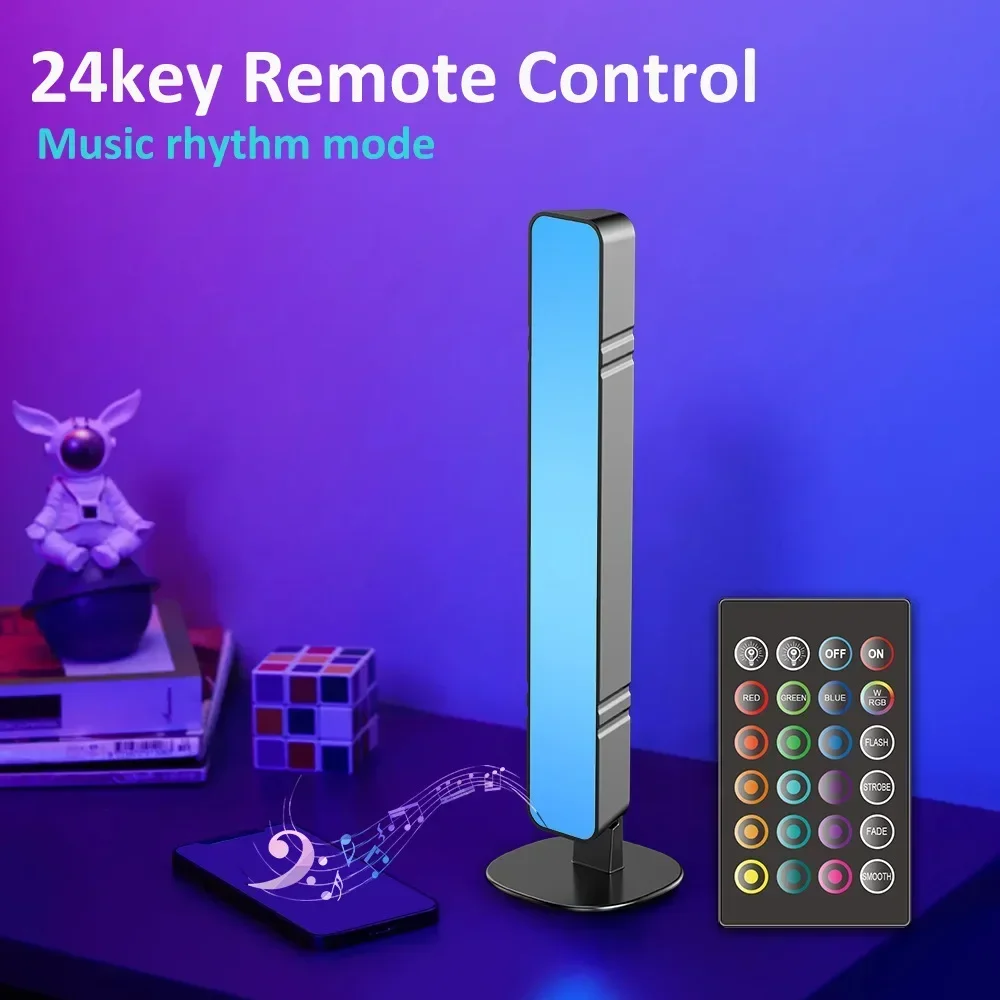 Barra de luz LED USB, luz de recogida RGB, lámpara de ambiente de escritorio, retroiluminación de TV, sincronización de música, lámpara ambiental, Control remoto para sala de juegos - AliExpress - Imagen 5