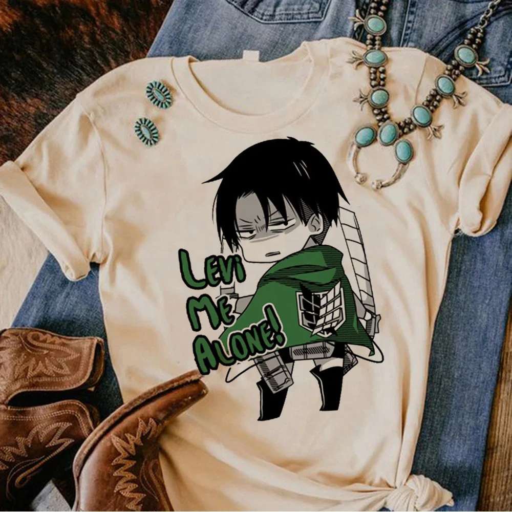 Camiseta Attack on Titan para mujer, camiseta gráfica kawaii de anime Universidad psicodélica Y2k, anime gráfico Pop Culture cómoda